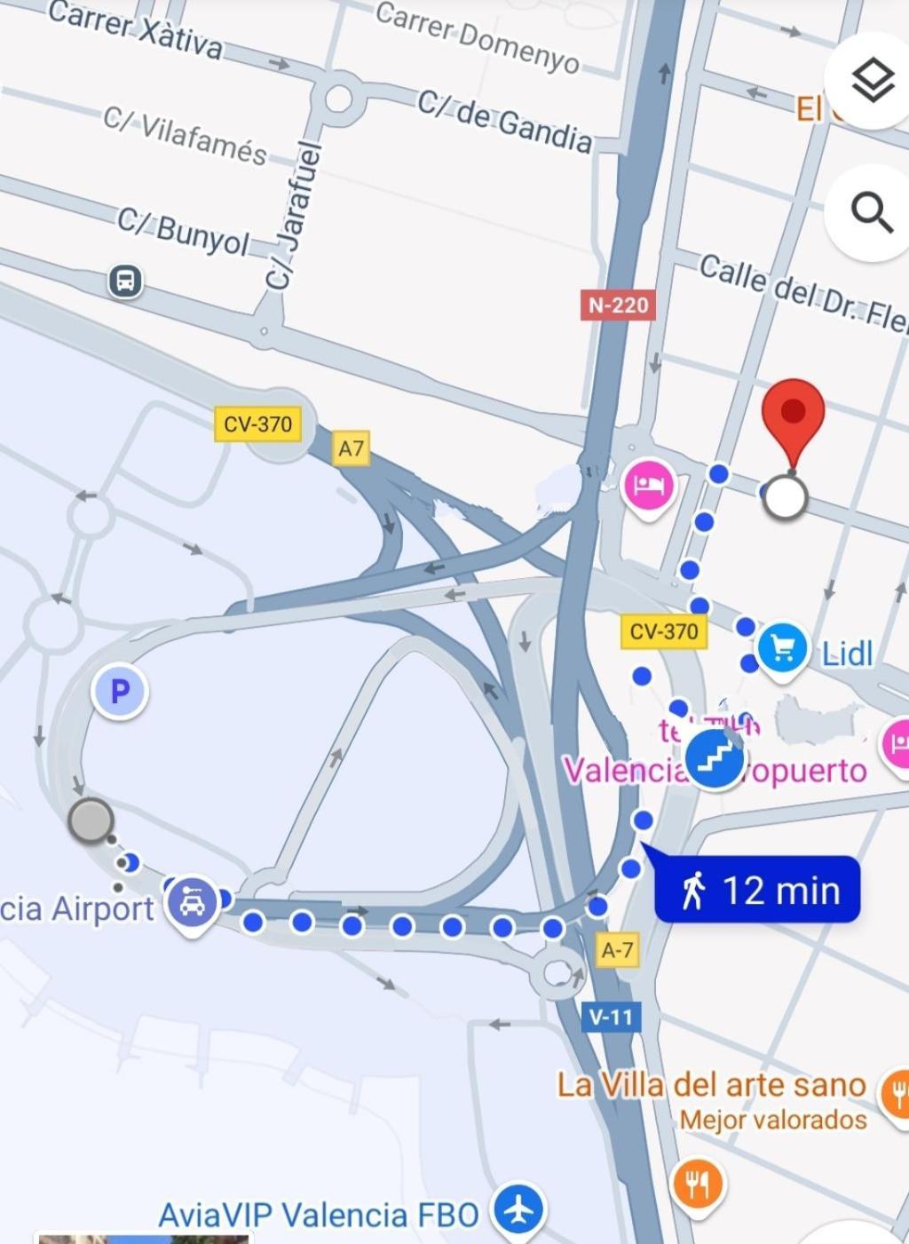 Alojamiento Junto Aeropuerto Valencia A Manises Buitenkant foto
